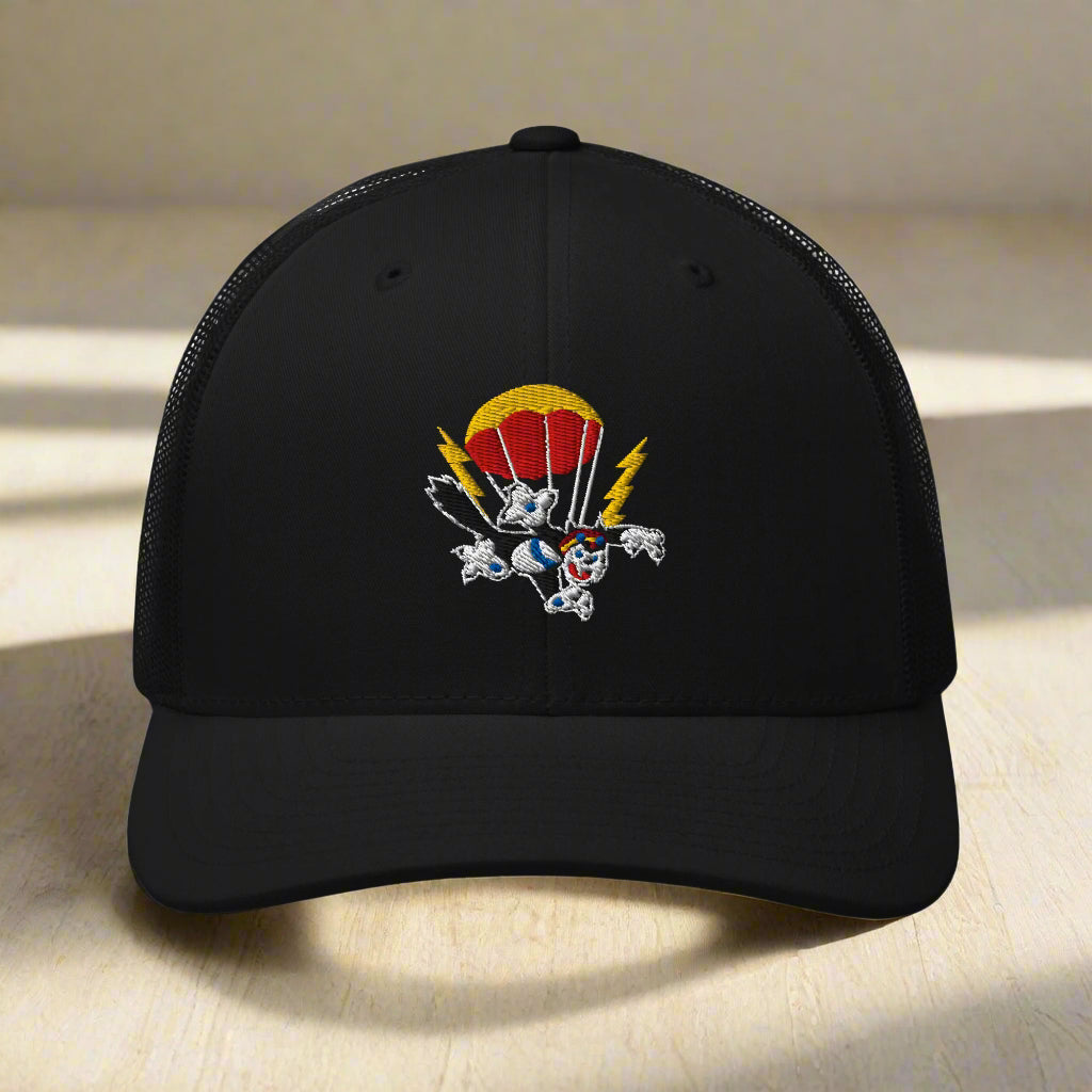 503rd 2nd battalion insignia on a snapback cap.