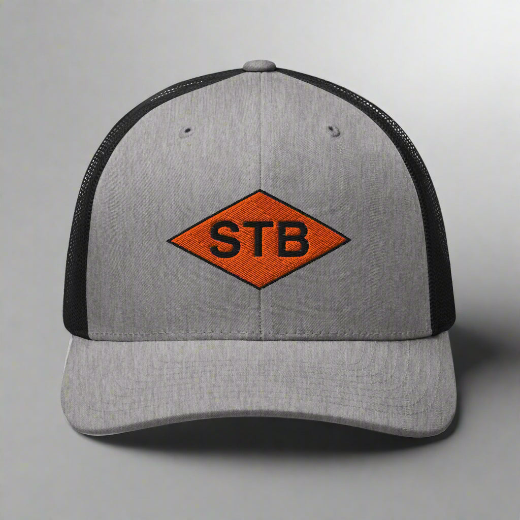 STB world war 2 ranger diamond embroidered on snapback trucker hat