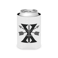 White can cooler with 10th special forces insignia and roman numeral design