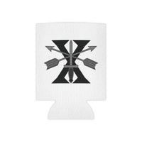 White can cooler with 10th special forces insignia and roman numeral design