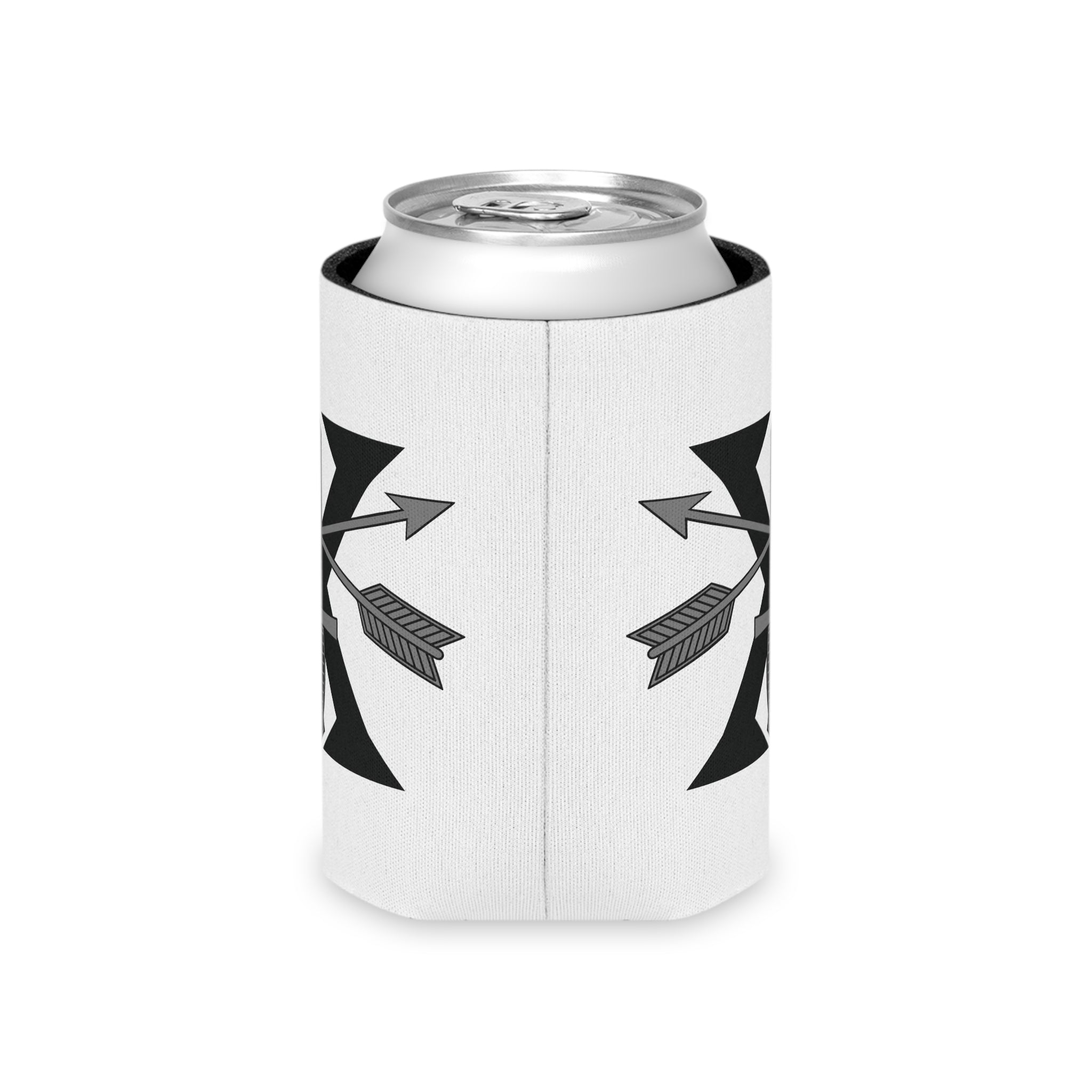 White can cooler with 10th special forces insignia and roman numeral design