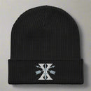 Black beanie with 10th Special Forces roman numeral design.