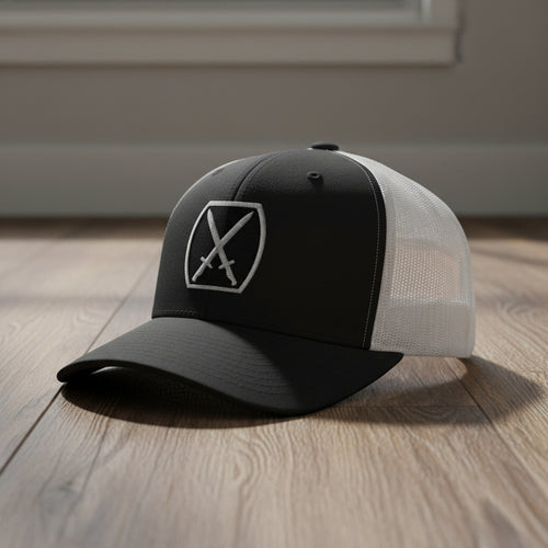 10th mountain division insignia snapback trucker hat