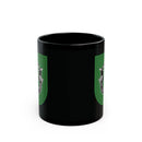 10th special forces dui and flash on a black coffee mug.