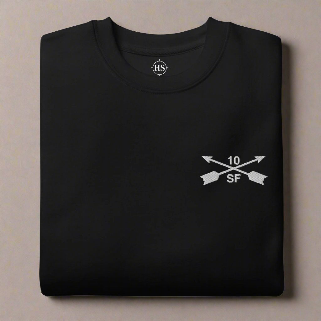 10th Special Forces Group Sweatshirt Embroidered