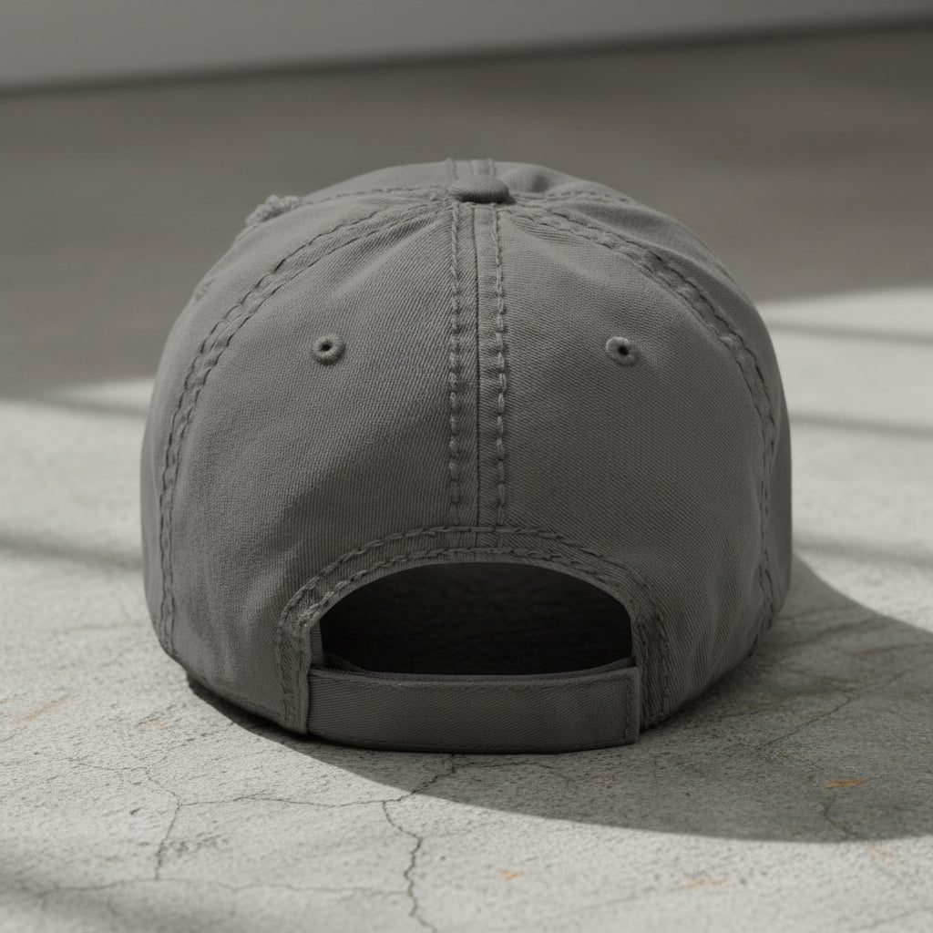 Distressed dad hat with 10th special forces group roman numeral design