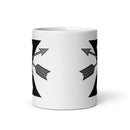 11oz white coffee mug with 10th special forces roman numeral design