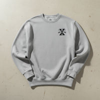 Sweatshirt with 10th special forces group roman numeral design on the left chest
