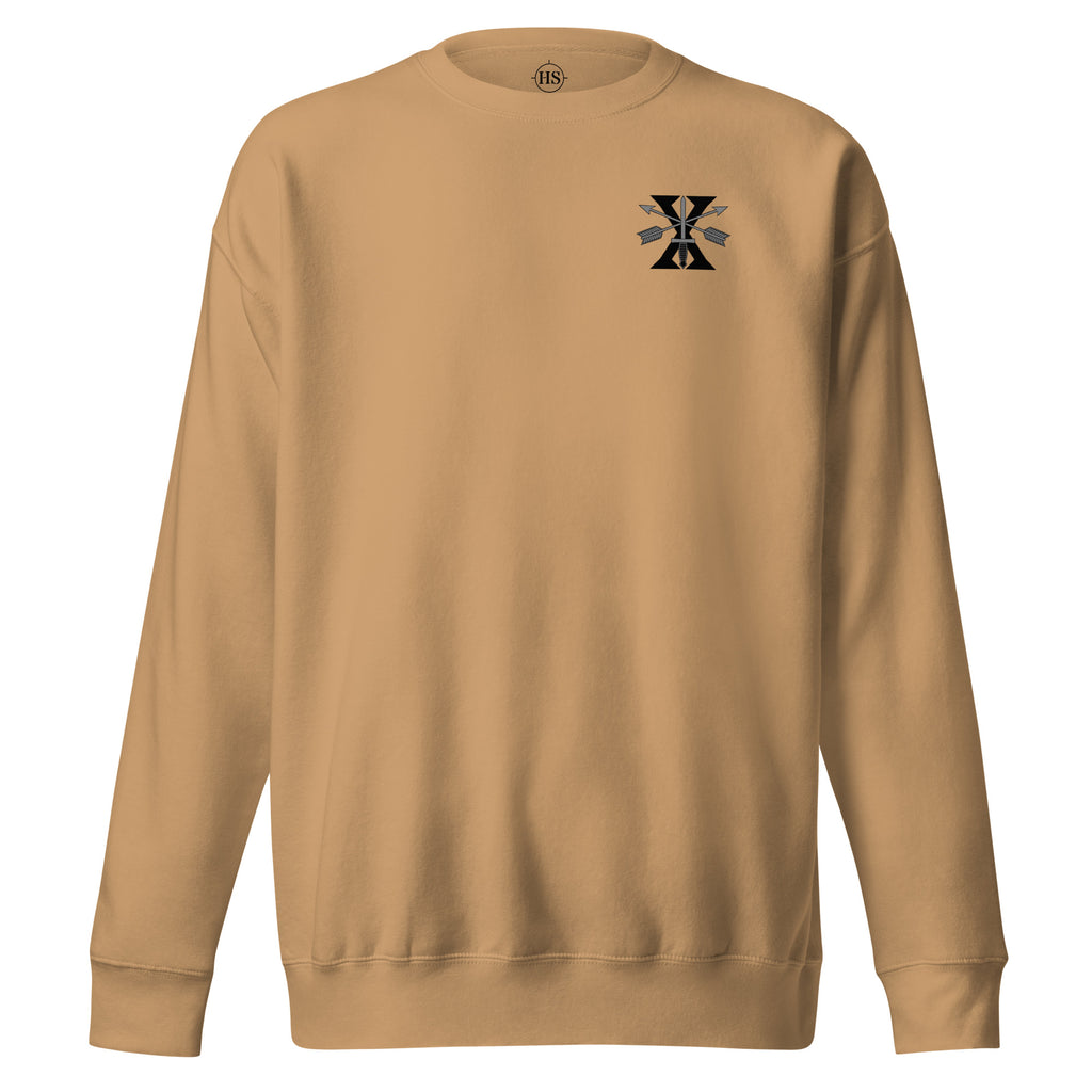 10th Special Forces Group Sweatshirt Roman Numeral