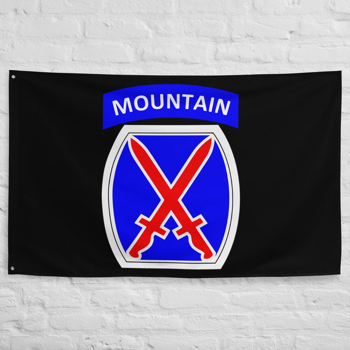 10th mountain division insignia flag