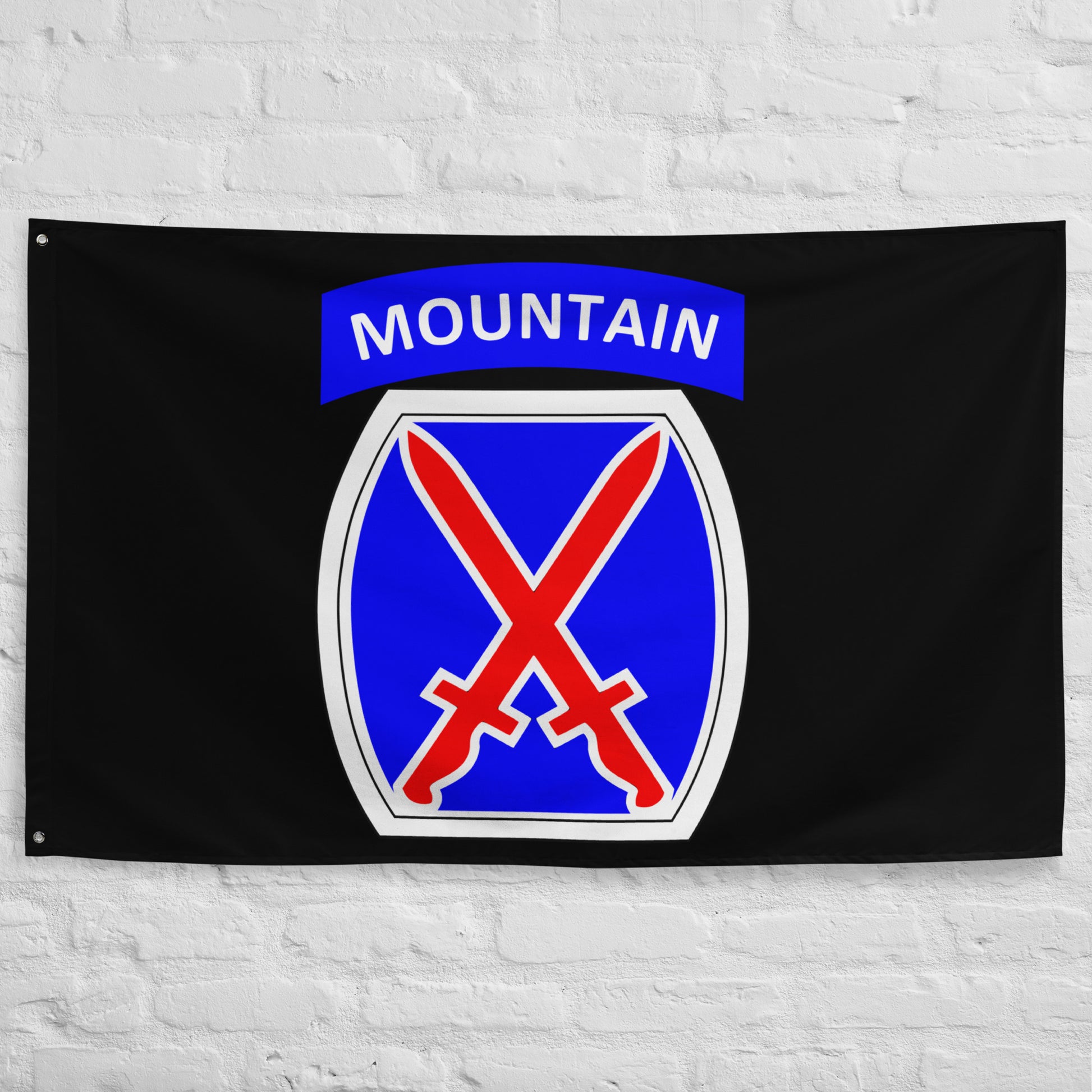 10th mountain division insignia flag