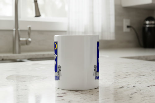 11oz white coffee mug with 160th SOAR insignia 
