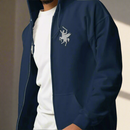 Embroidered 160th SOAR insignia of the sword wielding centaur on a full zip hoodie.