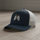 16th combat aviation brigade shoulder insignia embroidered on a snapback trucker hat.