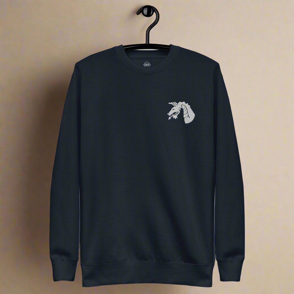 18th airborne corps sweatshirt embroidered with dragon insignia