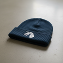 Ribbed knit beanie with 18th Airborne Corps insignia