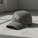 Distressed dad hat with 18th airborne corps insignia 
