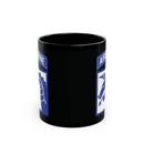 18th airborne corps insignia on a 15oz black coffee mug.