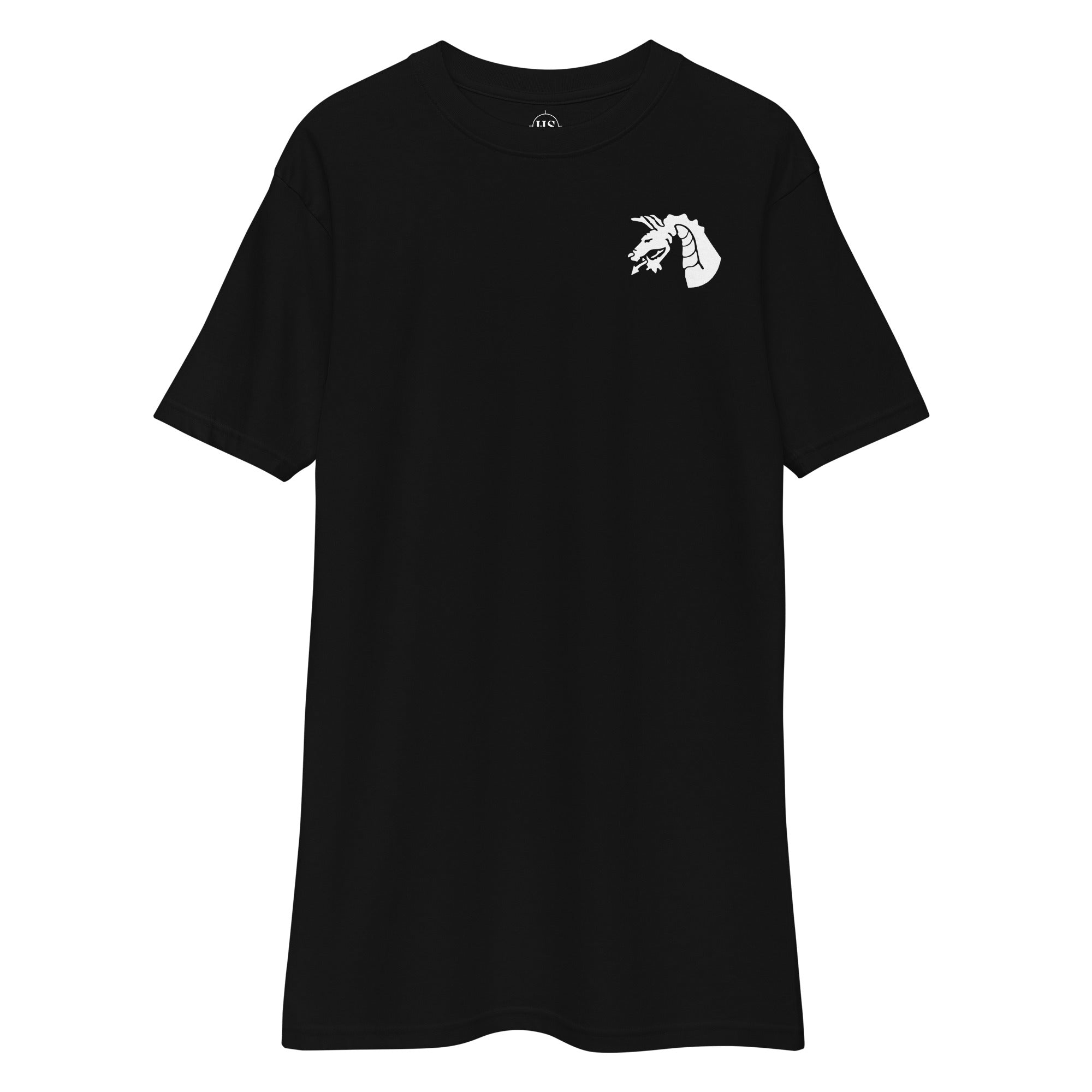 black t-shirt with 18th airborne corps insignia on the left chest