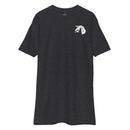 charcoal t-shirt with 18th airborne corps insignia on the left chest