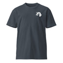 petrol blue t-shirt with 18th airborne corps insignia on the left chest