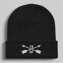 19th special forces group ribbed beanie with embroidered design