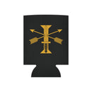 Black can cooler with 1st special forces roman numeral design