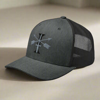 Dark gray cap with with 1st special forces insignia and roman numeral design