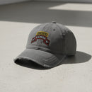Distressed dad hat with 1st Ranger battalion scroll and Ranger tab