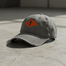 Distressed dad hat with 1st ranger battalion world war 2 diamond.
