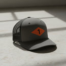 1st ranger battalion WW2 diamond on snapback trucker hat.