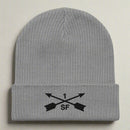 1st special forces group ribbed beanie with embroidered design