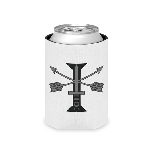 1st special forces group white can cooler with roman numeral design