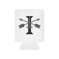 1st special forces group white can cooler with roman numeral design