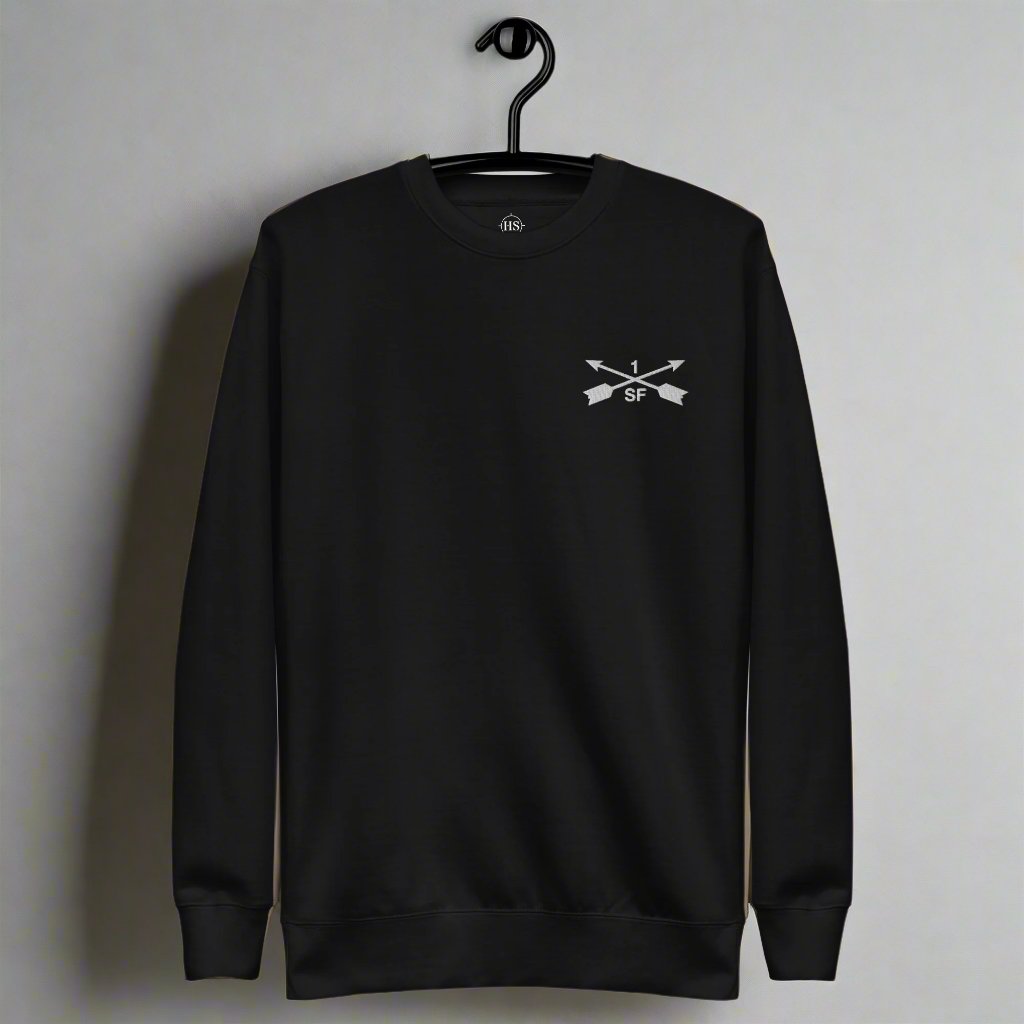 1st special forces group sweatshirt with embroidered design