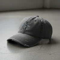 Distressed dad hat with 1st special forces group roman numeral design