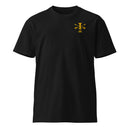 black t-shirt with 1st special forces insignia on the left chest