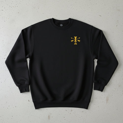 Sweatshirt with 1st special forces group roman numeral design on the left chest
