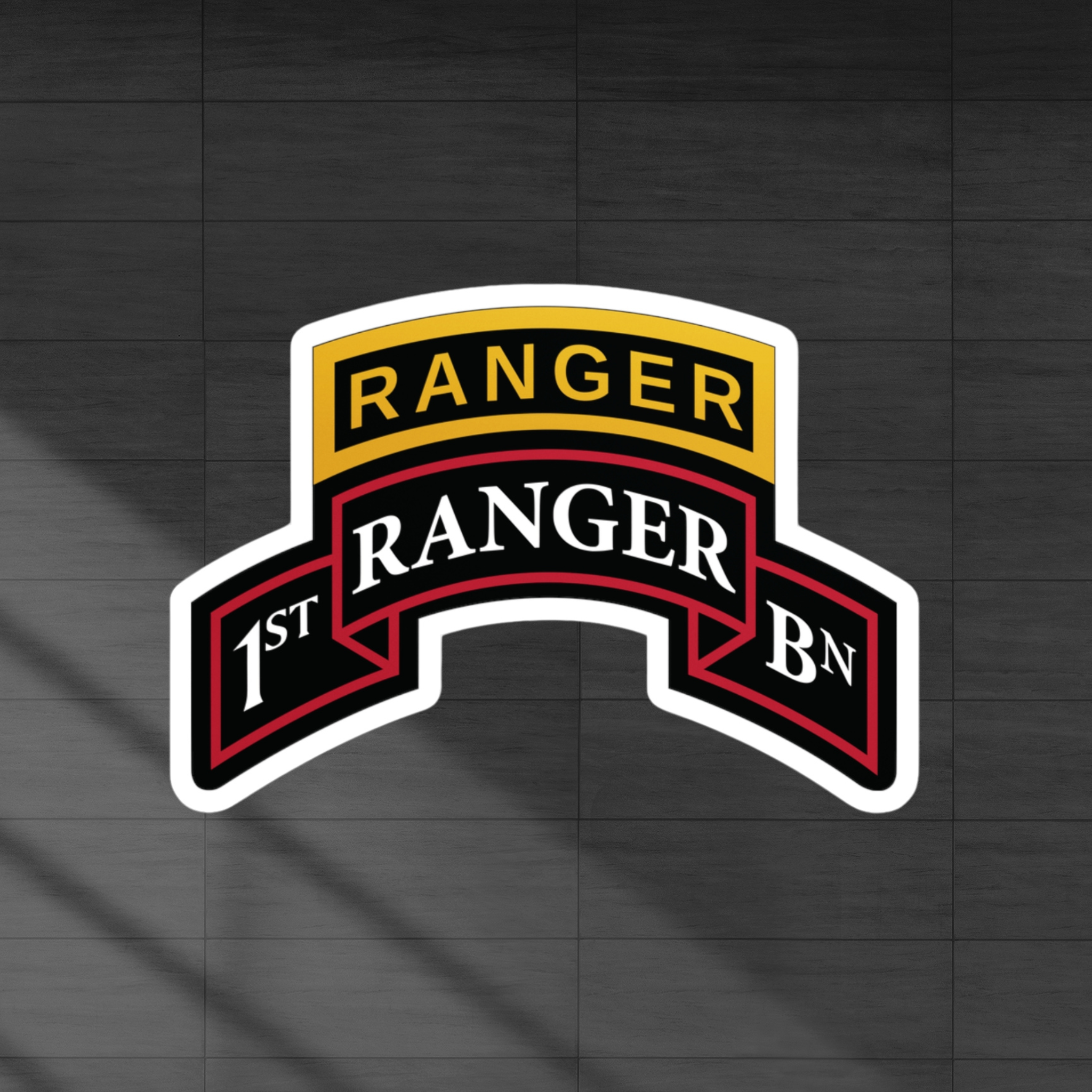1st Ranger Battalion Vinyl Decal Sticker