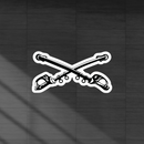 1st cavalry crossed sabers decal sticker