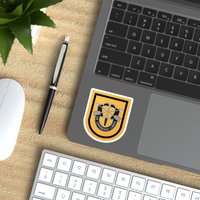 1st special forces insignia and flash vinyl decal sticker