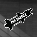 Fur Missile Vinyl Decal Sticker