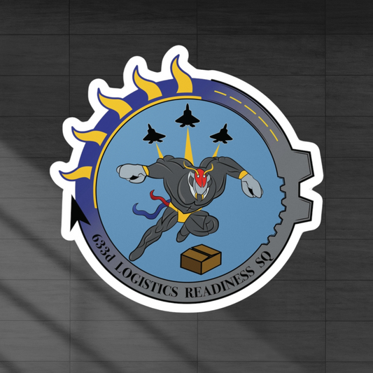 633d logistics readiness squadron decal sticker.