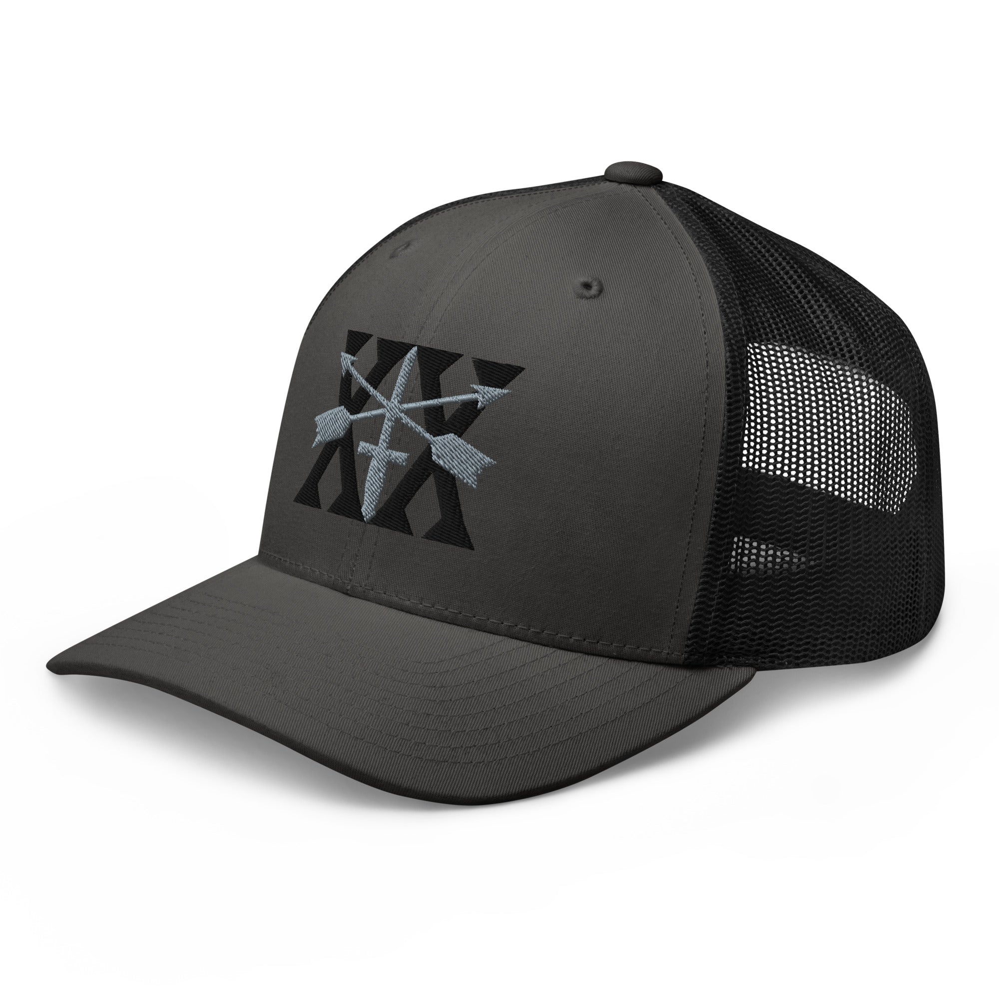 snapback trucker hat with 20th special forces insignia 