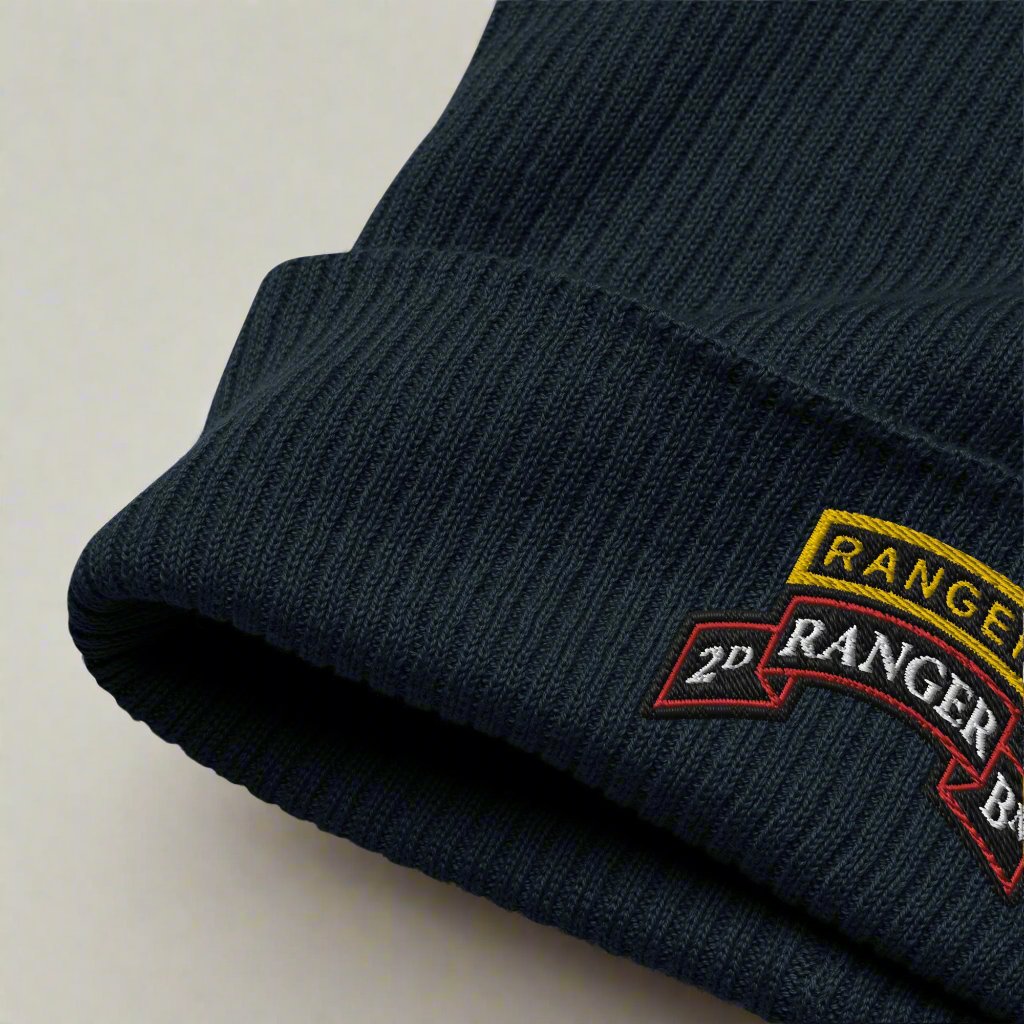 2nd Ranger Battalion Ribbed Beanie