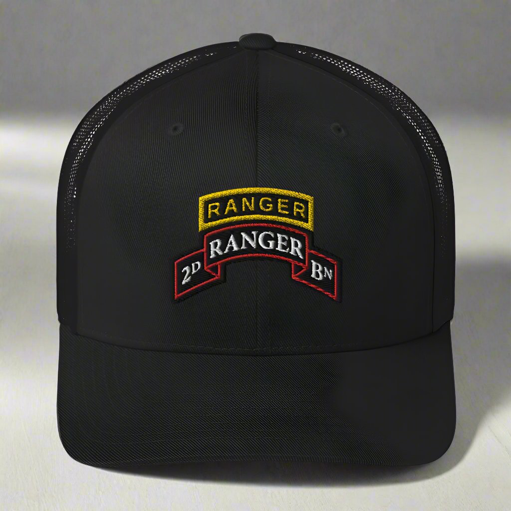 2nd Ranger Battalion Snapback Trucker Hat