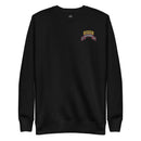 black sweatshirt with 2nd ranger battalion scroll and ranger school tab on the left chest