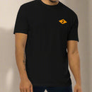 Black t-shirt with world war 2 2nd battalion ranger diamond on left chest