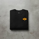 black sweatshirt with army rangers world war 2 diamond 