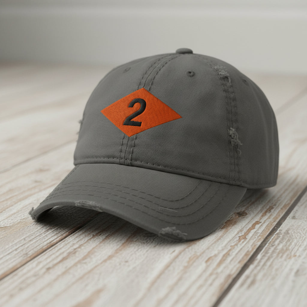 2nd Battalion Ranger Diamond Distressed Dad Hat